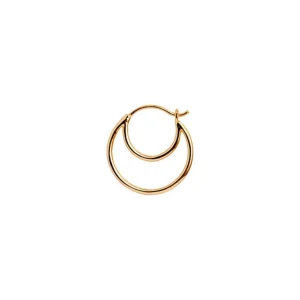 Store STINE A - Double Creol Earring - Gold