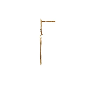 Hot STINE A - Golden Reflection Earring