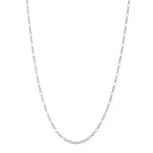 Best Sale STINE A - Long Pendant Chain - Figaro Round Silver