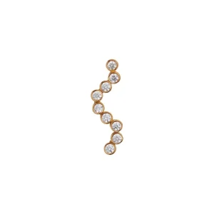 Hot STINE A - Midnight Sparkle Small Earring - Left