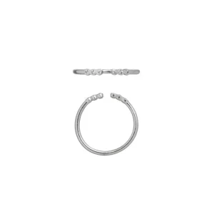 Online STINE A - Open Six Dots Ring - Silver