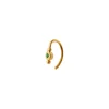 Outlet STINE A - Petit Bon-Bon Green Zircon Earring - Gold