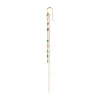 Shop STINE A - Petit Gemstones WLong Chain Earring - Forrest Mix