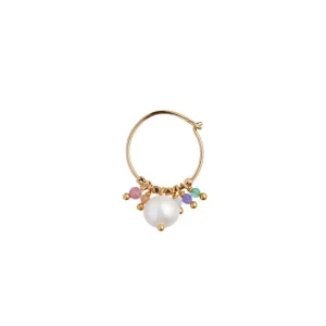 Cheap STINE A - Petit Hoop WPearl & Candy Stones