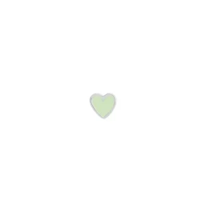 Online STINE A - Petit Love Heart Mint Green - Silver