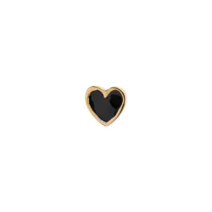 Shop STINE A - Petit Love Heart - Black Gold