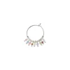 Cheap STINE A - Petit Rainbow Hoop WStones Silver - Pastel Mix