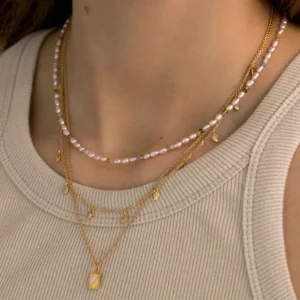 Online STINE A - Tout Petit Ile De L'Amour Necklace Gold