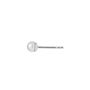 Hot STINE A - Tres Petit Pearl Earring - Silver