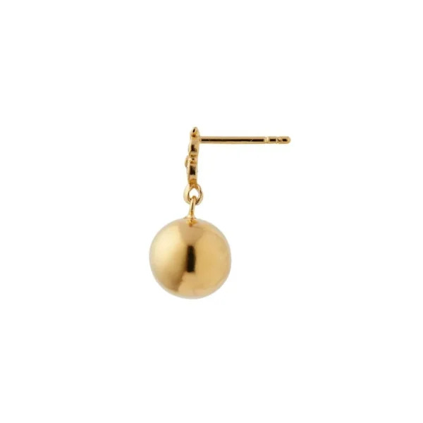 Online STINE A - Twin Flow & Disco Ball Earring - Gold