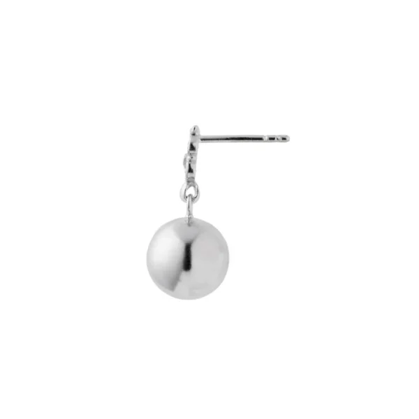 New STINE A - Twin Flow & Disco Ball Earring - Silver