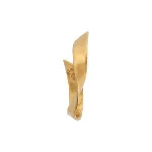 Store STINE A - Twisted Hammered Creol Earring - Right