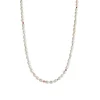 Store STINE A - White Pearls & Candy Stones Necklace Gold