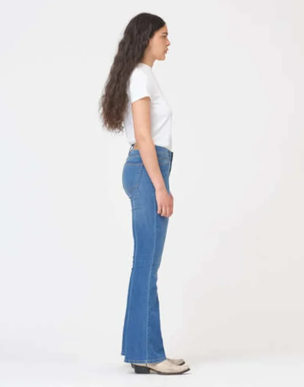 Best TOMORROW - Albert Flare Jeans Wash Florence - Denim Blue