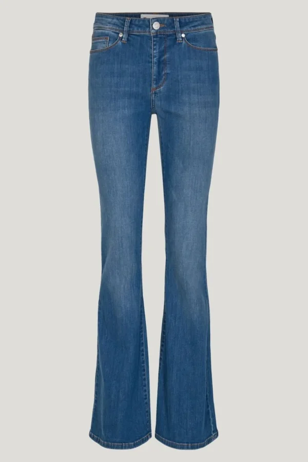 Best TOMORROW - Albert Flare Jeans Wash Florence - Denim Blue