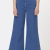 Best Sale TOMORROW - Ellen Wide Pant Wash Bilbao - Denim Blue