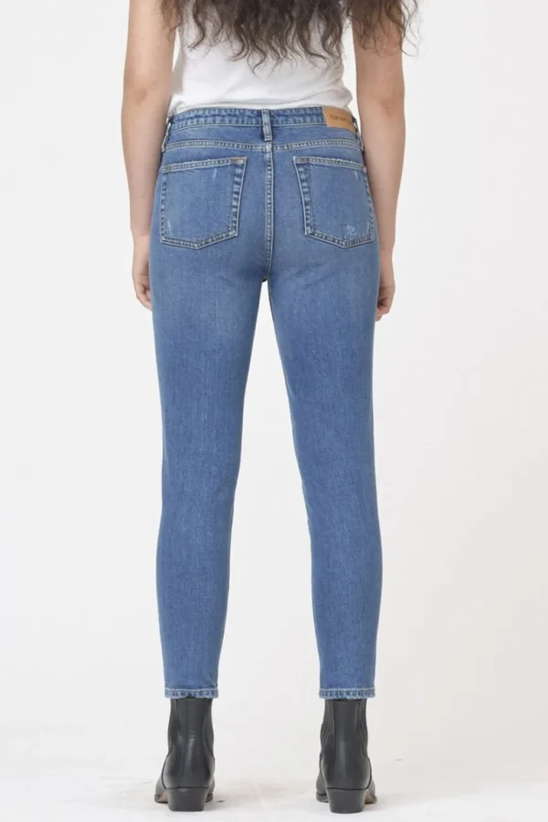 Clearance TOMORROW - Hepburn Jeans Mom Wash Brooklyn - Denim Blue