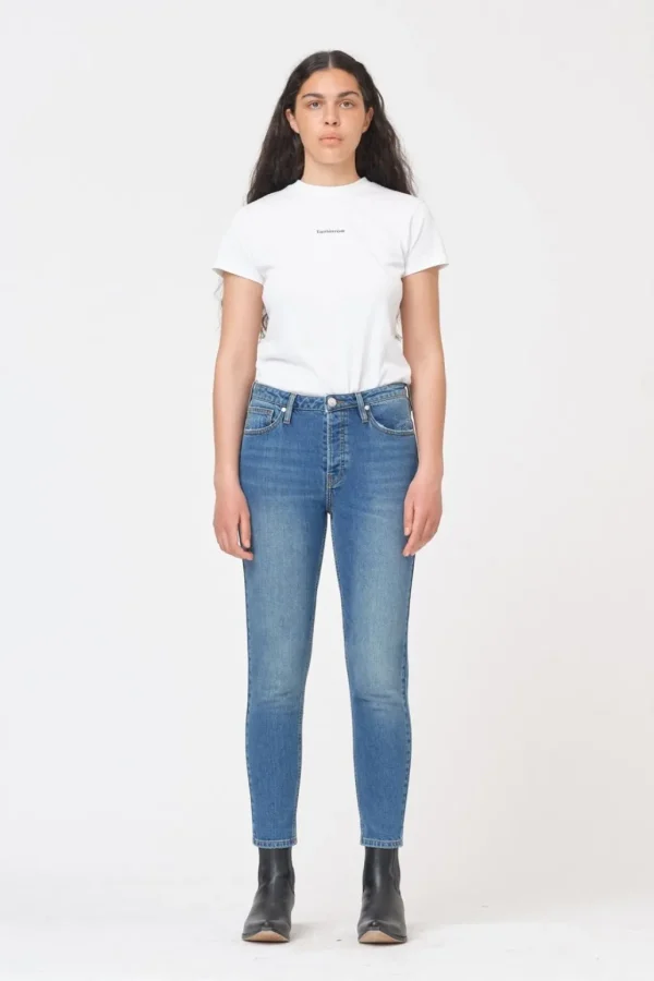 Clearance TOMORROW - Hepburn Jeans Mom Wash Brooklyn - Denim Blue