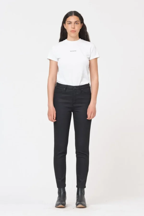 Discount TOMORROW - Hepburn Jeans Mom Wash Deep Original - Black