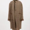 Outlet ULLA JOHNSON - Elanor Coat - Tigers Eye