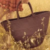 Flash Sale ULLA JOHNSON - Marta Large Basket Tote - Chocolate