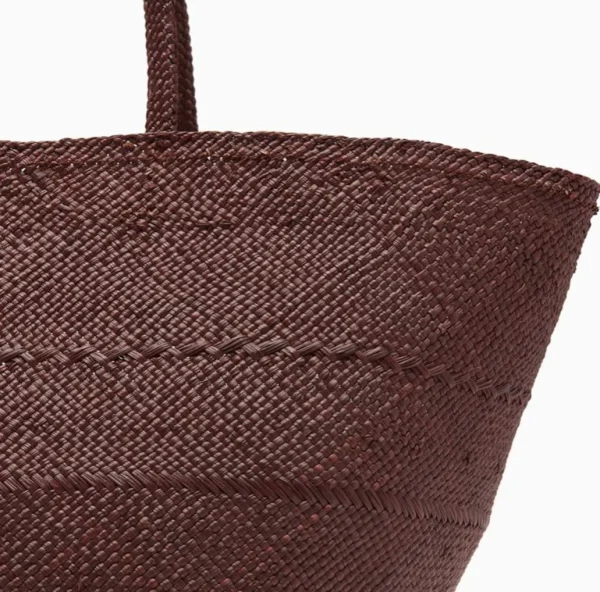 Cheap ULLA JOHNSON - Marta Large Basket Tote - Chocolate