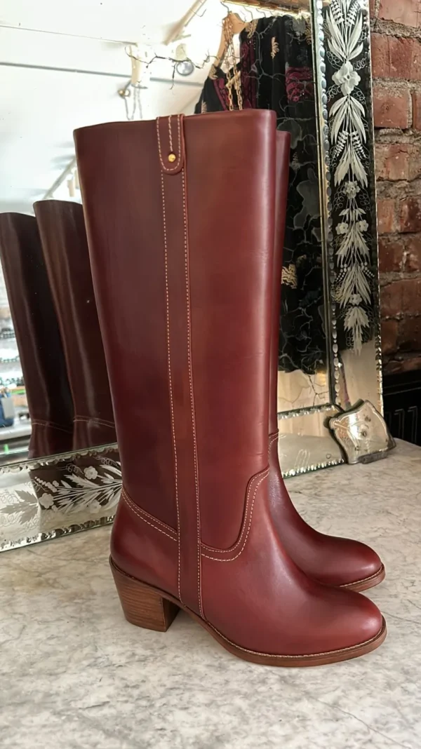 Hot VANESSA BRUNO - Bottes 60Mm Boot - Beetroot