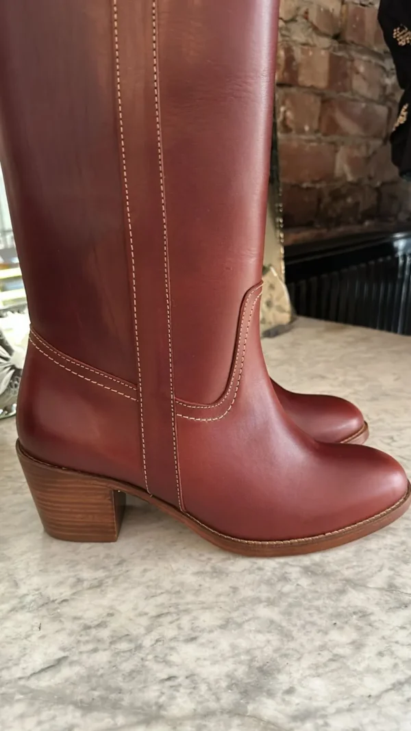 Hot VANESSA BRUNO - Bottes 60Mm Boot - Beetroot