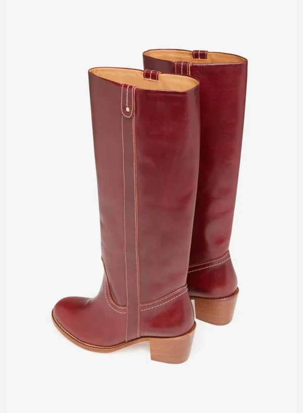 Hot VANESSA BRUNO - Bottes 60Mm Boot - Beetroot