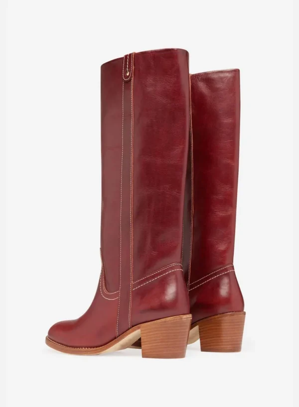 Hot VANESSA BRUNO - Bottes 60Mm Boot - Beetroot