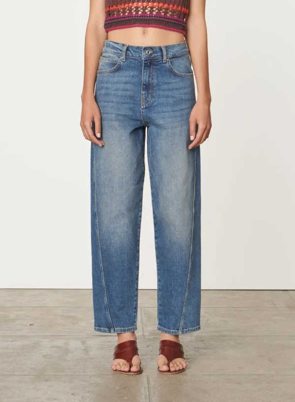 Best VANESSA BRUNO - Caleb Jeans Mom - Bleu Gris