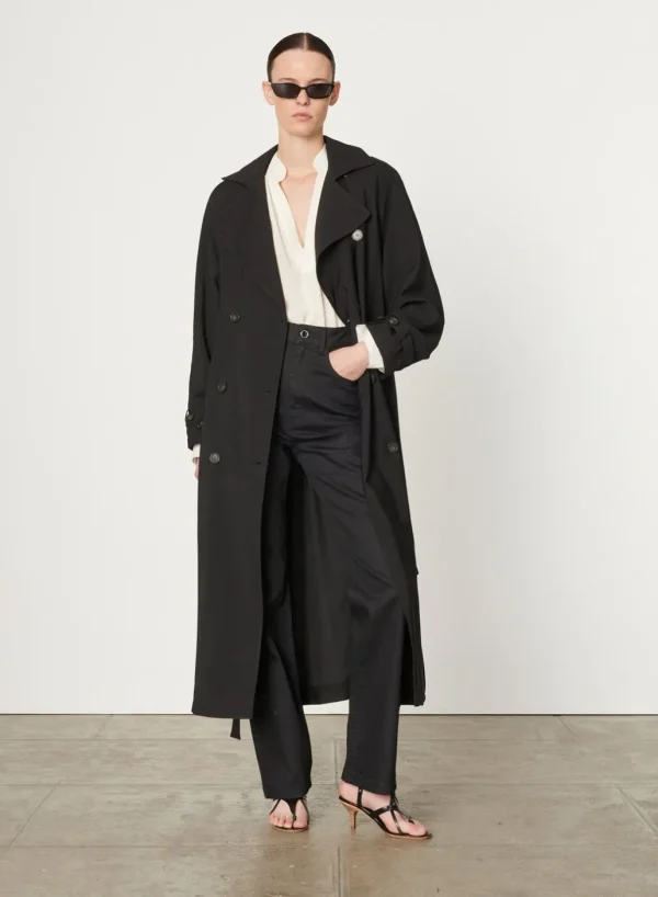 Shop VANESSA BRUNO - Carl Trenchcoat - Black