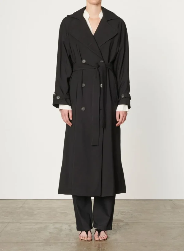 Shop VANESSA BRUNO - Carl Trenchcoat - Black