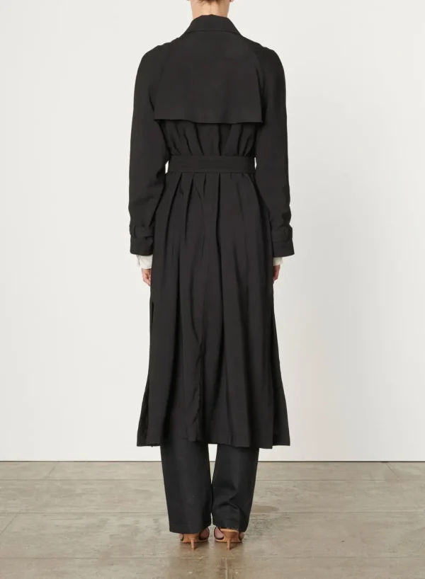 Shop VANESSA BRUNO - Carl Trenchcoat - Black