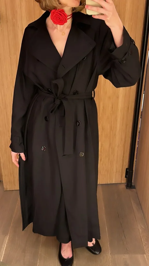 Shop VANESSA BRUNO - Carl Trenchcoat - Black