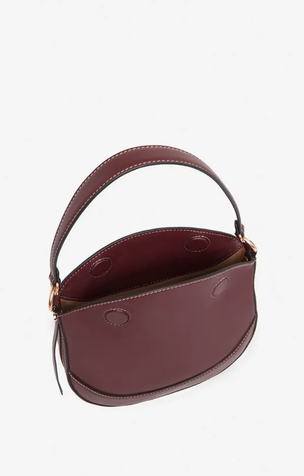 Shop VANESSA BRUNO - Mini Daily Bag - Bordeaux