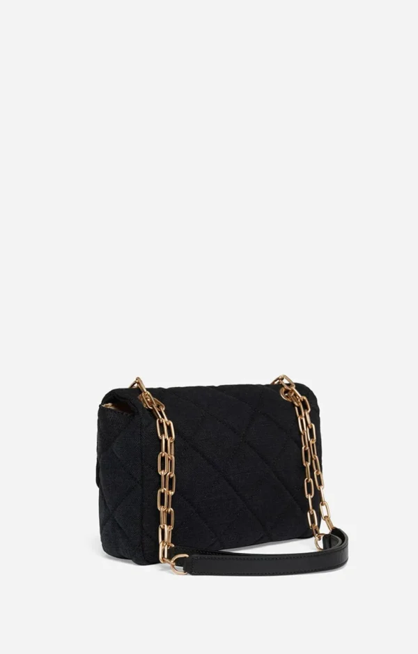 Cheap VANESSA BRUNO - Moon Bag Linen - Noir