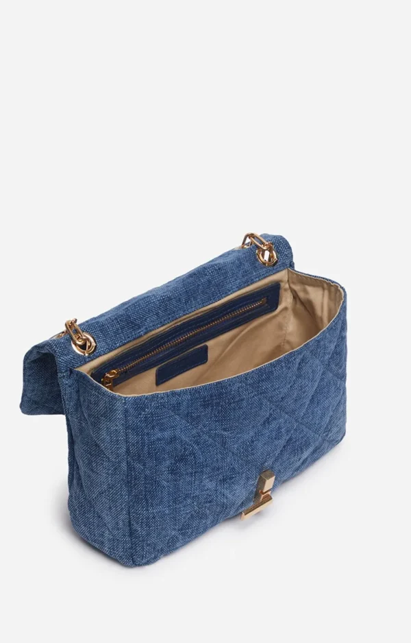 Store VANESSA BRUNO - Moon Bag Linen - Indigo