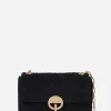 Clearance VANESSA BRUNO - Moon Bag Suede - Noir