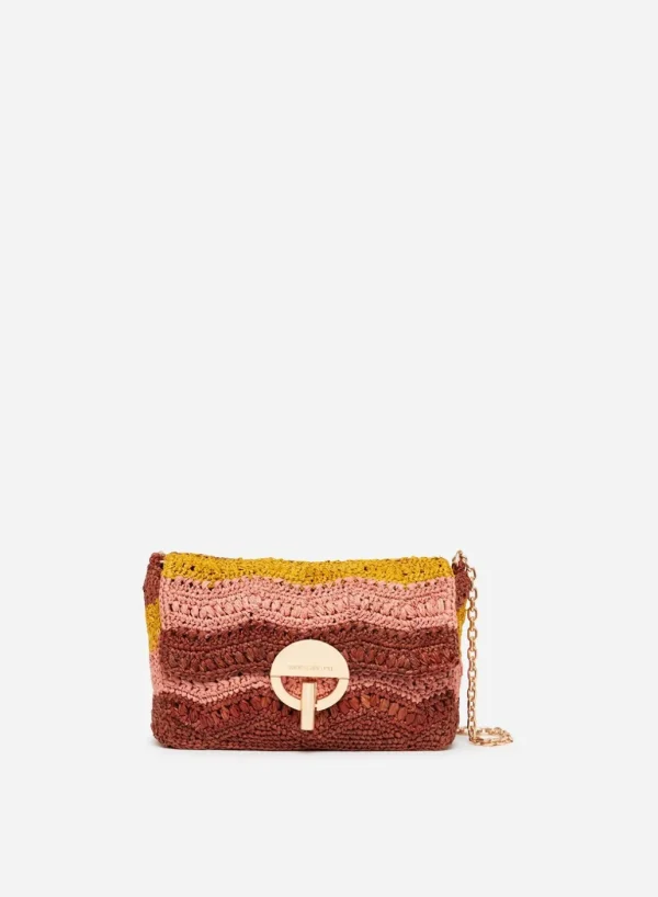 Discount VANESSA BRUNO - Moon Handbag - MulticoRose