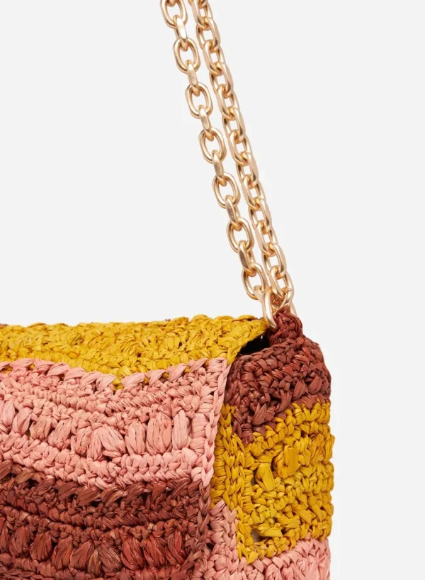 Discount VANESSA BRUNO - Moon Handbag - MulticoRose