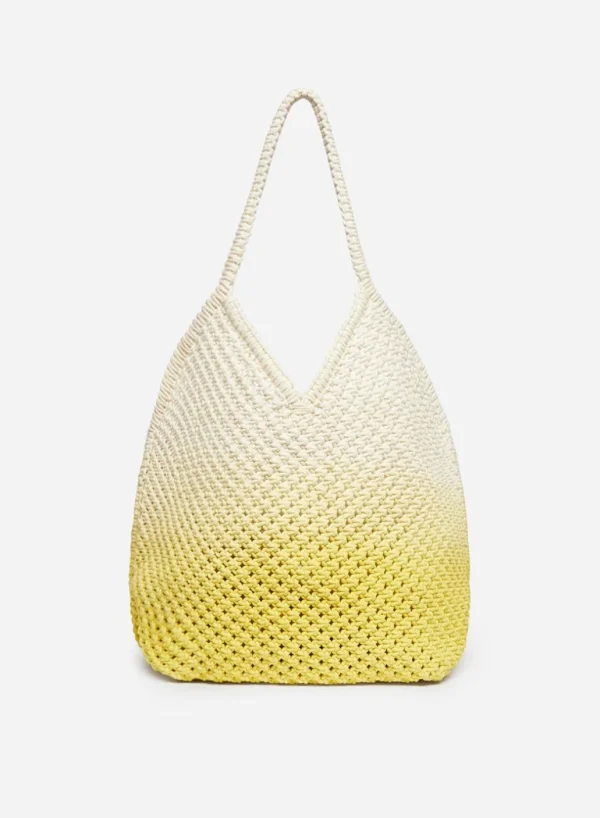 Outlet VANESSA BRUNO - Panier - BlancJaune Fluo