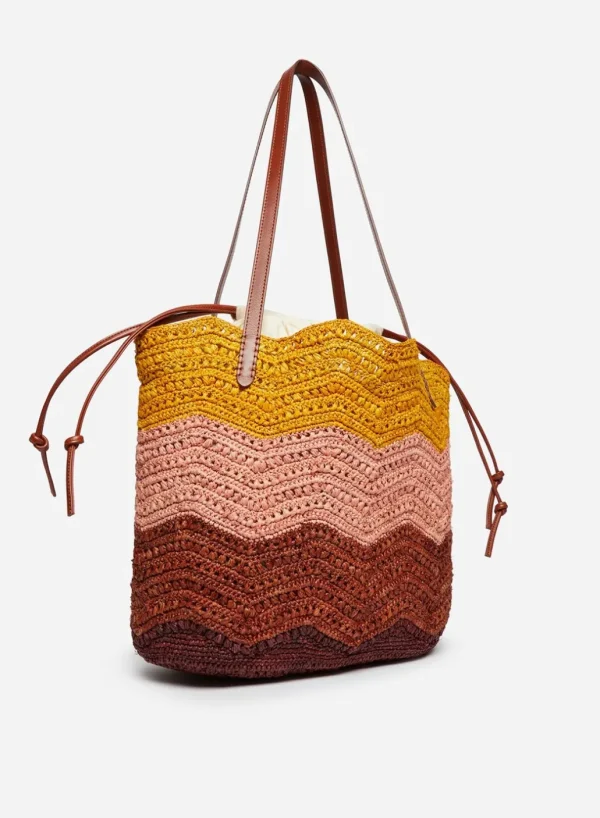 New VANESSA BRUNO - Panier - MulticoRose