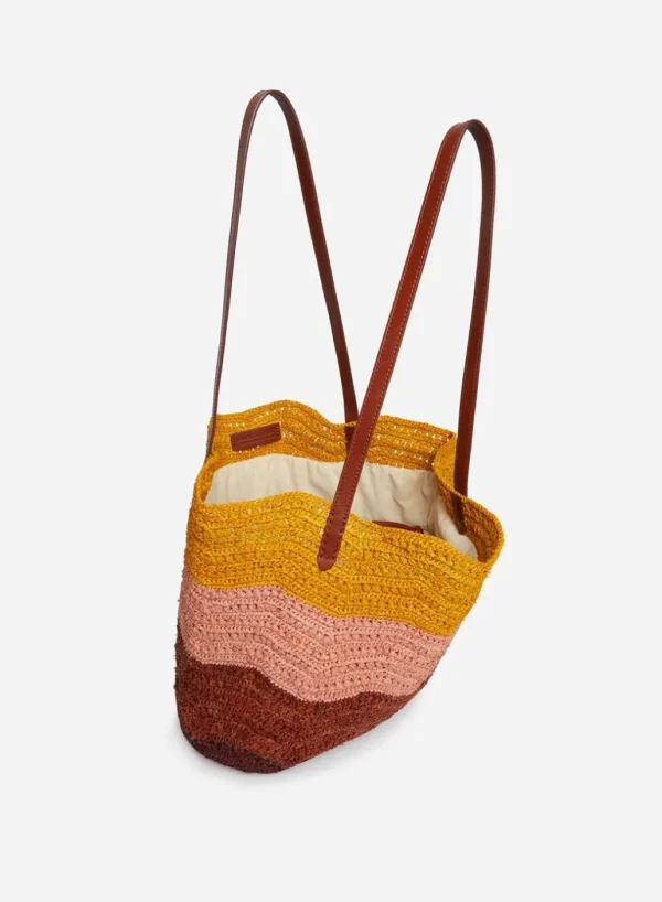 New VANESSA BRUNO - Panier - MulticoRose