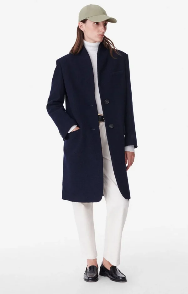 Hot VANESSA BRUNO - Soka Coat - Navy