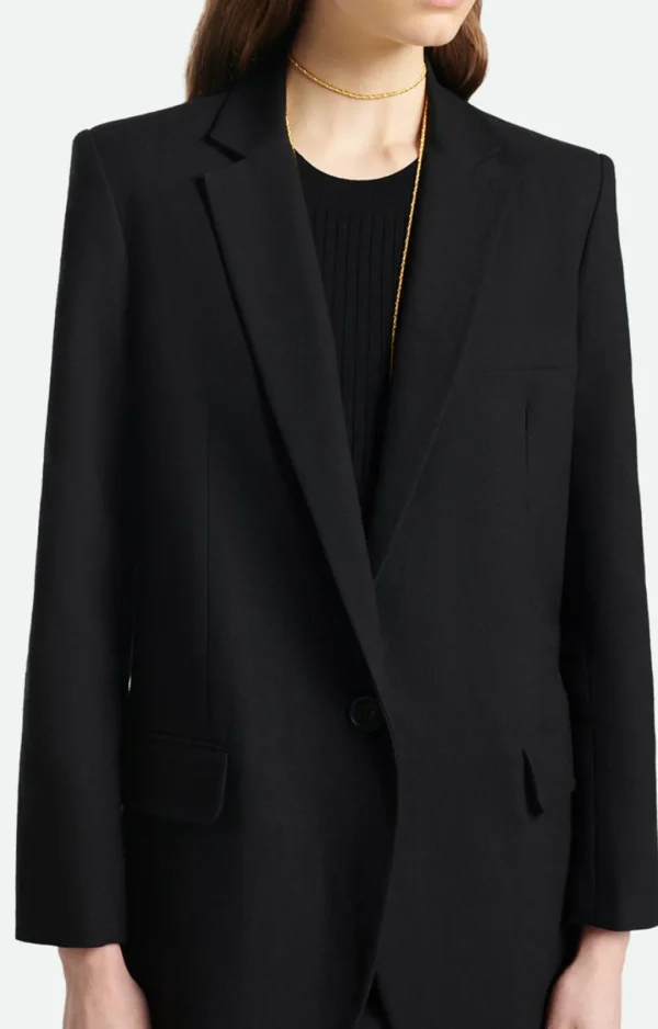 Best Sale VANESSA BRUNO - Tilia Linen Blazer - Black