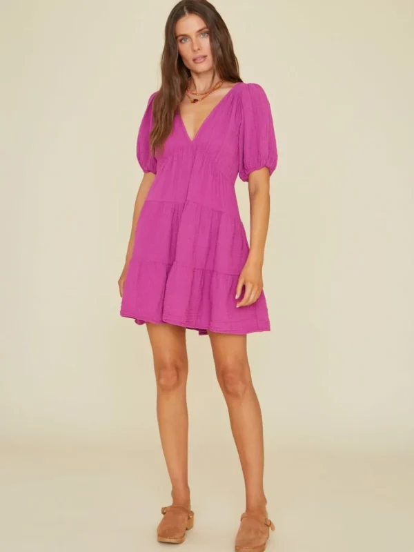 Sale XIRENA - Nissa Dress - Purple Wine